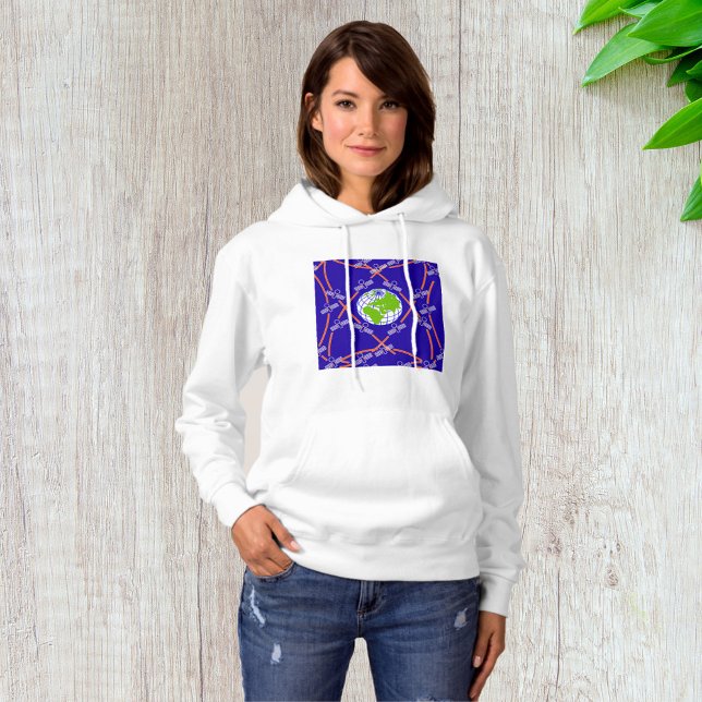Satelliten um die Erde Hoodie (Von Creator hochgeladen)