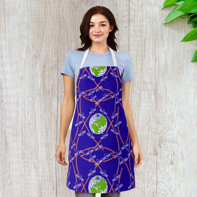 Satelliten um die Erde Schürze (Von Creator hochgeladen)