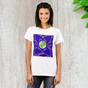Satelliten umkreisen die Erde T-Shirt