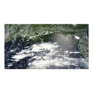 Satellitenansicht der Ölpest 2 Fotodruck