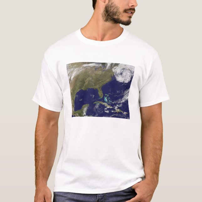 Satellitenansicht der Ostküste der Vereinigten Sta T-Shirt (Vorderseite)