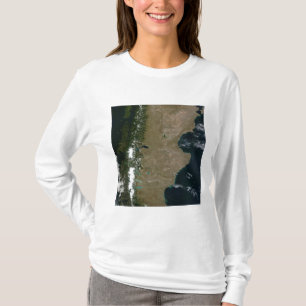 Satellitenansicht der Patagoniaregion T-Shirt
