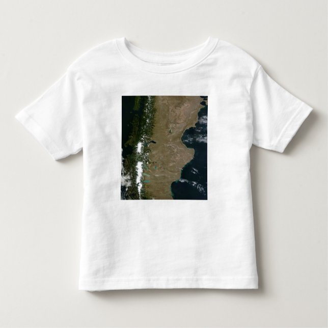Satellitenansicht der Region Patagonien Kleinkind T-shirt (Vorderseite)