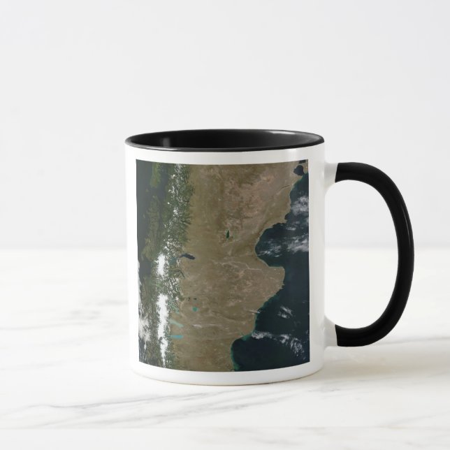 Satellitenansicht der Region Patagonien Tasse (Rechts)