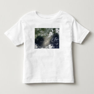 Satellitenansicht der Streifen und der Bänder des Kleinkind T-shirt