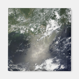 Satellitenansicht der Streifen und der Bänder des Magnet