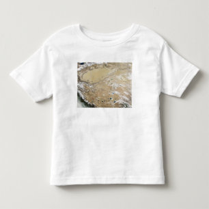 Satellitenansicht der tibetanischen Hochebene Kleinkind T-shirt