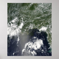 Satellitenansicht des Golfs von Mexiko