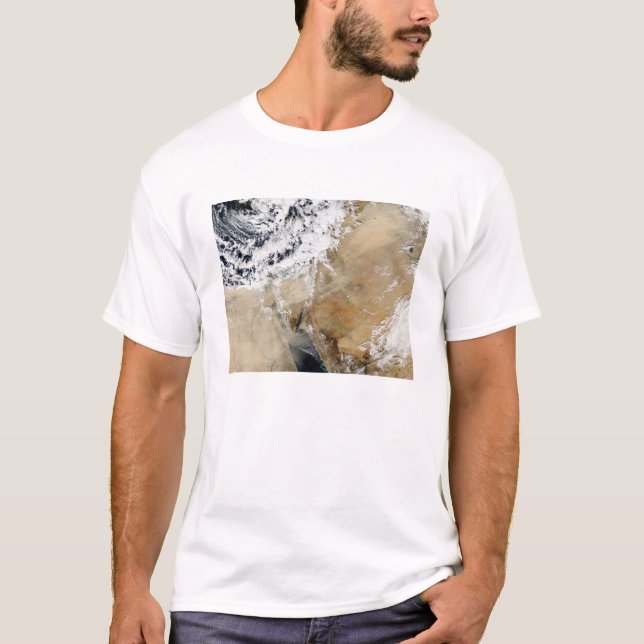 Satellitenansicht des östlichen Mittelmeers T-Shirt (Vorderseite)