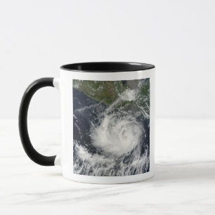Satellitenansicht des tropischen Sturms Darby Tasse