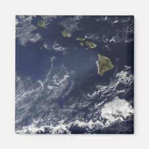 Satellitenansicht des vulkanischen Nebels Magnet