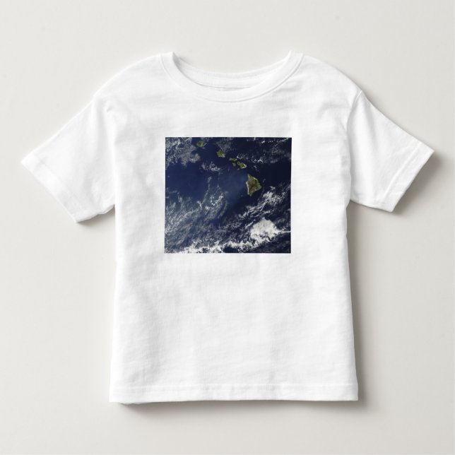 Satellitenansicht des Vulkannebels Kleinkind T-shirt (Vorderseite)