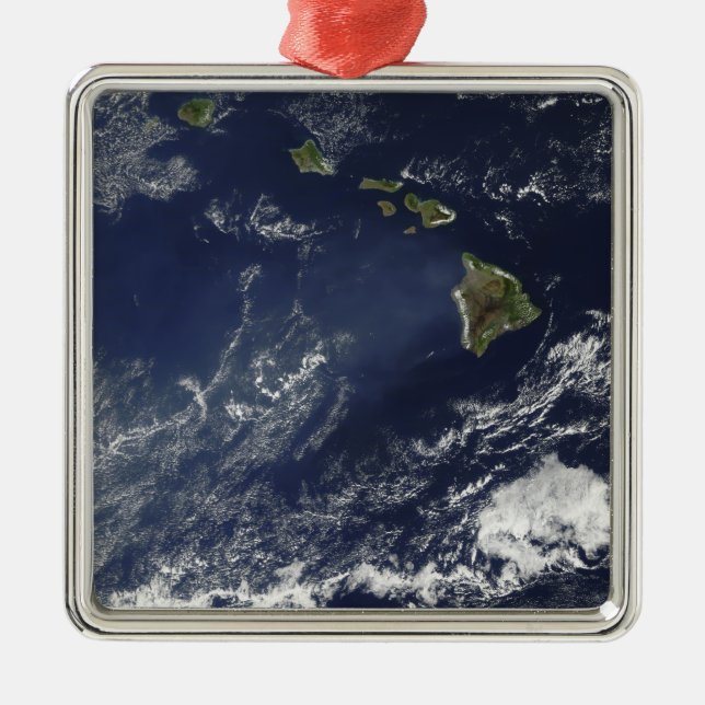 Satellitenansicht des Vulkannebels Silbernes Ornament (Vorne)