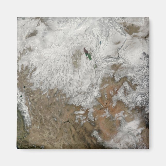 Satellitenansicht des Westerns Vereinigte Staaten Magnet (Vorne)