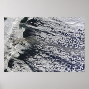 Satellitenansicht einer Aschenfeder Poster