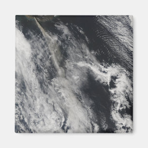 Satellitenansicht einer Aschenwolke 2 Magnet