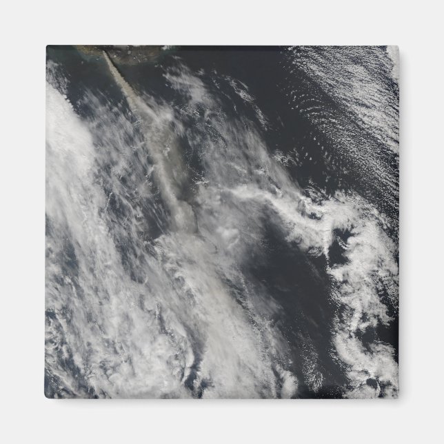 Satellitenansicht einer Aschenwolke 2 Magnet (Vorne)