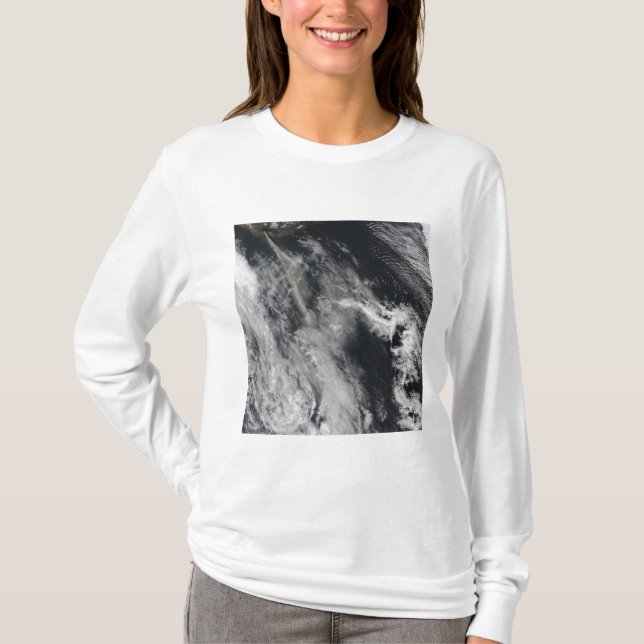 Satellitenansicht einer Aschenwolke 2 T-Shirt (Vorderseite)