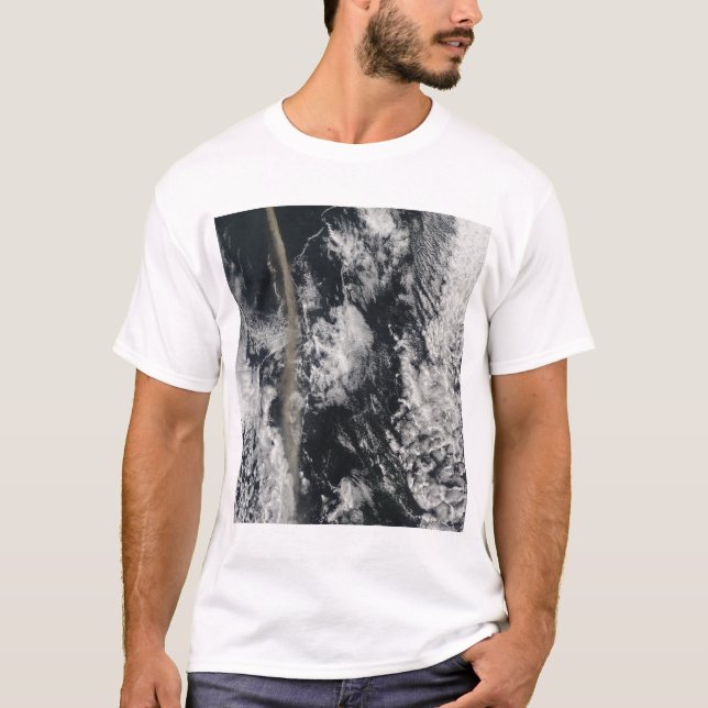 Satellitenansicht einer Aschenwolke T-Shirt (Vorderseite)