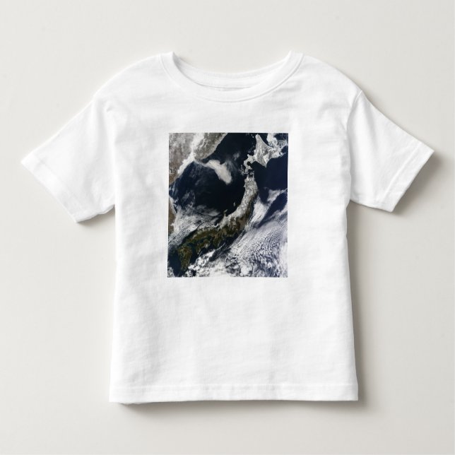 Satellitenansicht Japans Kleinkind T-shirt (Vorderseite)