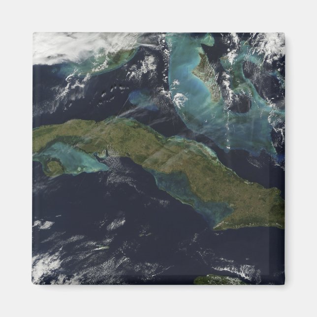 Satellitenansicht Kubas Magnet (Vorne)