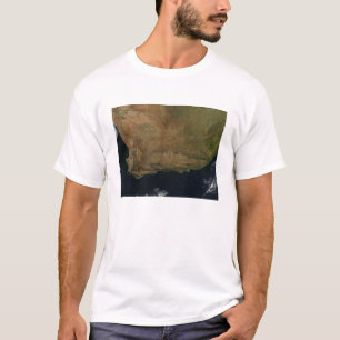 Satellitenansicht Südafrikas T-Shirt