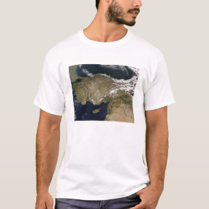 Satellitenansicht von der Türkei T-Shirt