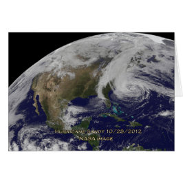 Satellitenansicht von Hurrikan Sandy