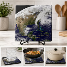 Satellitenansicht von Hurrikan Sandy