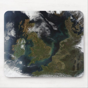 Satellitenansicht von Nordeuropa Mousepad