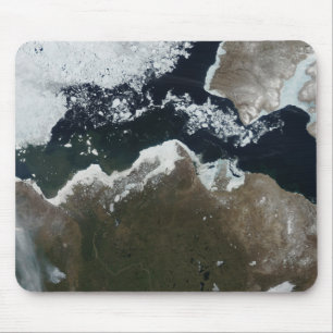 Satellitenansicht von Nordwestkanada Mousepad