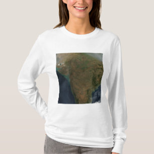 Satellitenansicht Zentralindiens T-Shirt