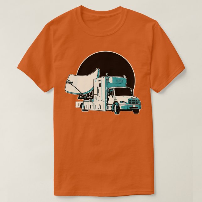 Satellitenaufzeichnung T-Shirt (Design vorne)