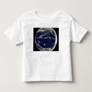 Satellitenbild der Erde 2 Kleinkind T-shirt