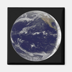 Satellitenbild der Erde 2 Magnet