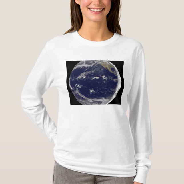 Satellitenbild der Erde 2 T-Shirt (Vorderseite)