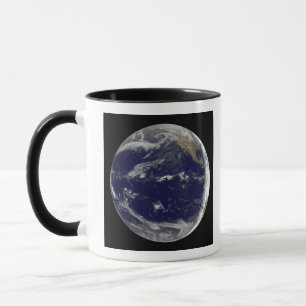 Satellitenbild der Erde 2 Tasse