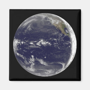 Satellitenbild der Erde Magnet