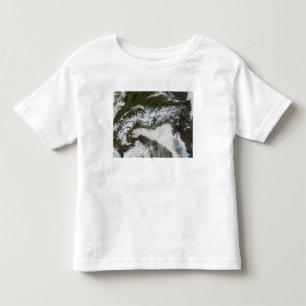 Satellitenbild des Alpen-Gebirgszugs Kleinkind T-shirt