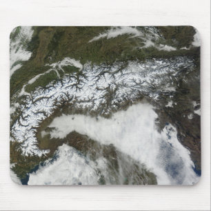 Satellitenbild Die Alpen Mousepad
