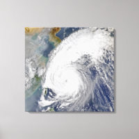 Satellitenbild eines Taifuns