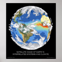 Satellitenbild Erdsysteme und Klima