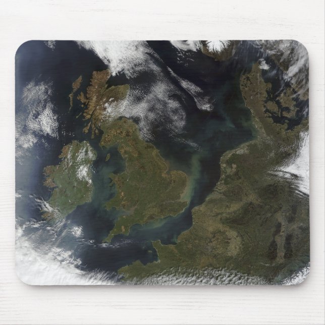 Satellitenbild Nordeuropas Mousepad (Vorne)