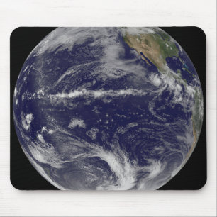 Satellitenbild von Erde Mousepad