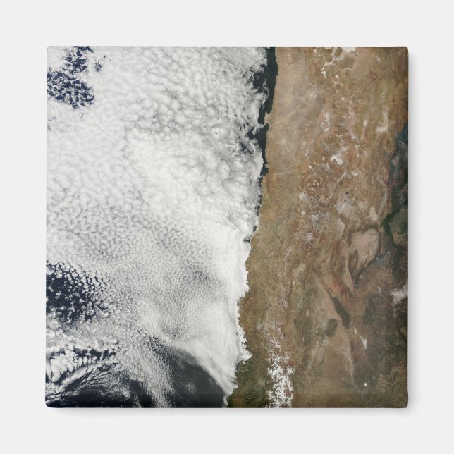 Satellitenblick auf die Anden Magnet (Vorne)