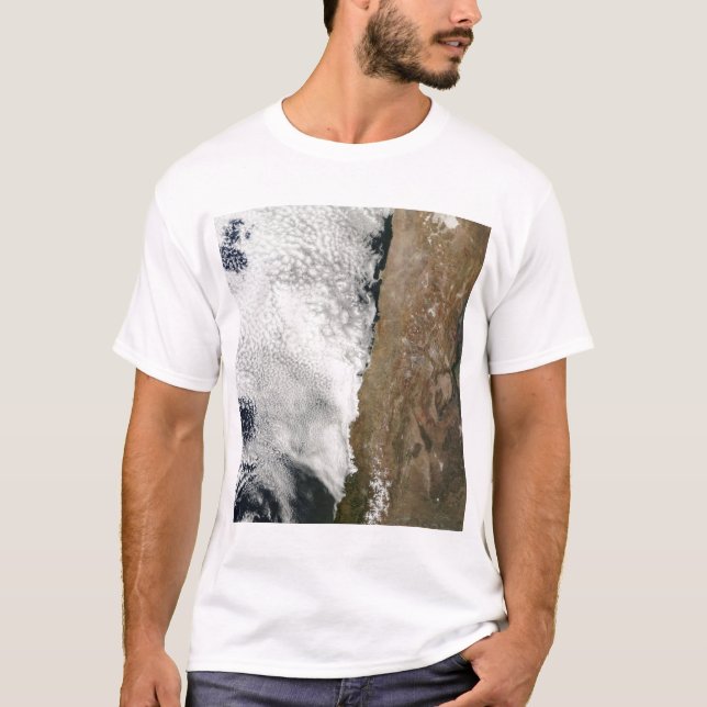 Satellitenblick auf die Anden T-Shirt (Vorderseite)