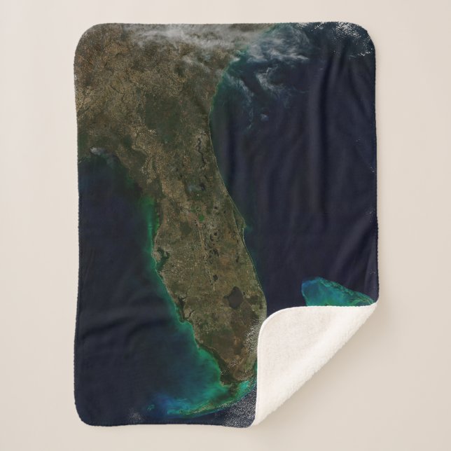 Satellitenblick auf Florida. Sherpadecke (Vorderseite)