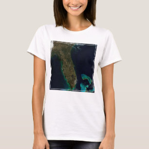 Satellitenblick auf Florida. T-Shirt