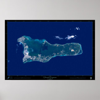 Satellitenposter Grand Cayman Poster