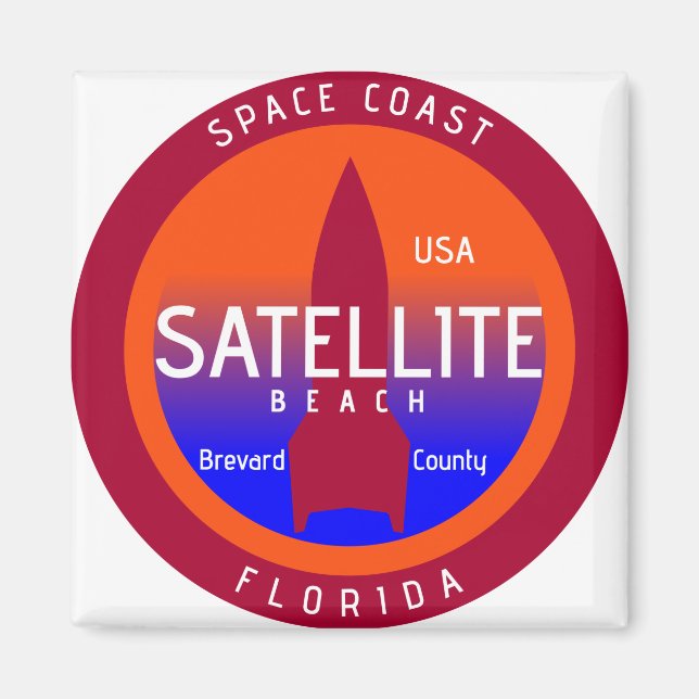 Satellitenstrand Magnet (Vorne)